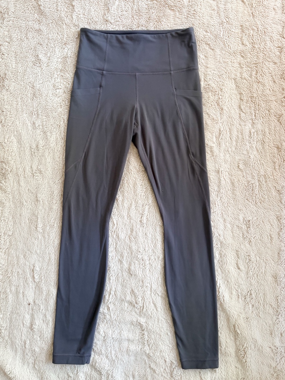 Athleta Salutation Stash Pocket High Rise Leggings Gray XS - Picture 3 of 6